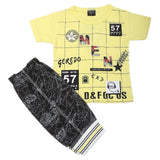 Boys Short Suit - Yellow, Kids, Boys Sets And Suits, Chase Value, Chase Value