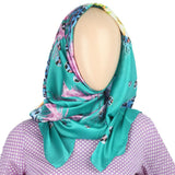 Women's Silk Print Scarf - 5 Color, Women, Shawls And Scarves, Chase Value, Chase Value
