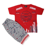 Boys Short Suit - Red, Kids, Boys Sets And Suits, Chase Value, Chase Value