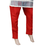 Women's Basic Trouser - Red, Women, Pants & Tights, Chase Value, Chase Value