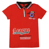 Boys Half Sleeves Polo T-Shirt - Red, Boys T-Shirts, Chase Value, Chase Value