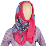 Women's Silk Print Scarf - 5 Color, Women, Shawls And Scarves, Chase Value, Chase Value