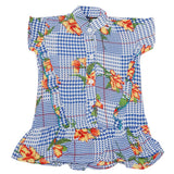 Girls Half Sleeves Woven Top - Multi, Kids, Tops, Chase Value, Chase Value