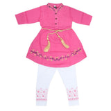 Girls Half Sleeves Suit 277 - Pink, Kids, Girls Sets And Suits, Chase Value, Chase Value