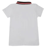 Boys Half Sleeves Polo T-Shirt - White, Boys T-Shirts, Chase Value, Chase Value