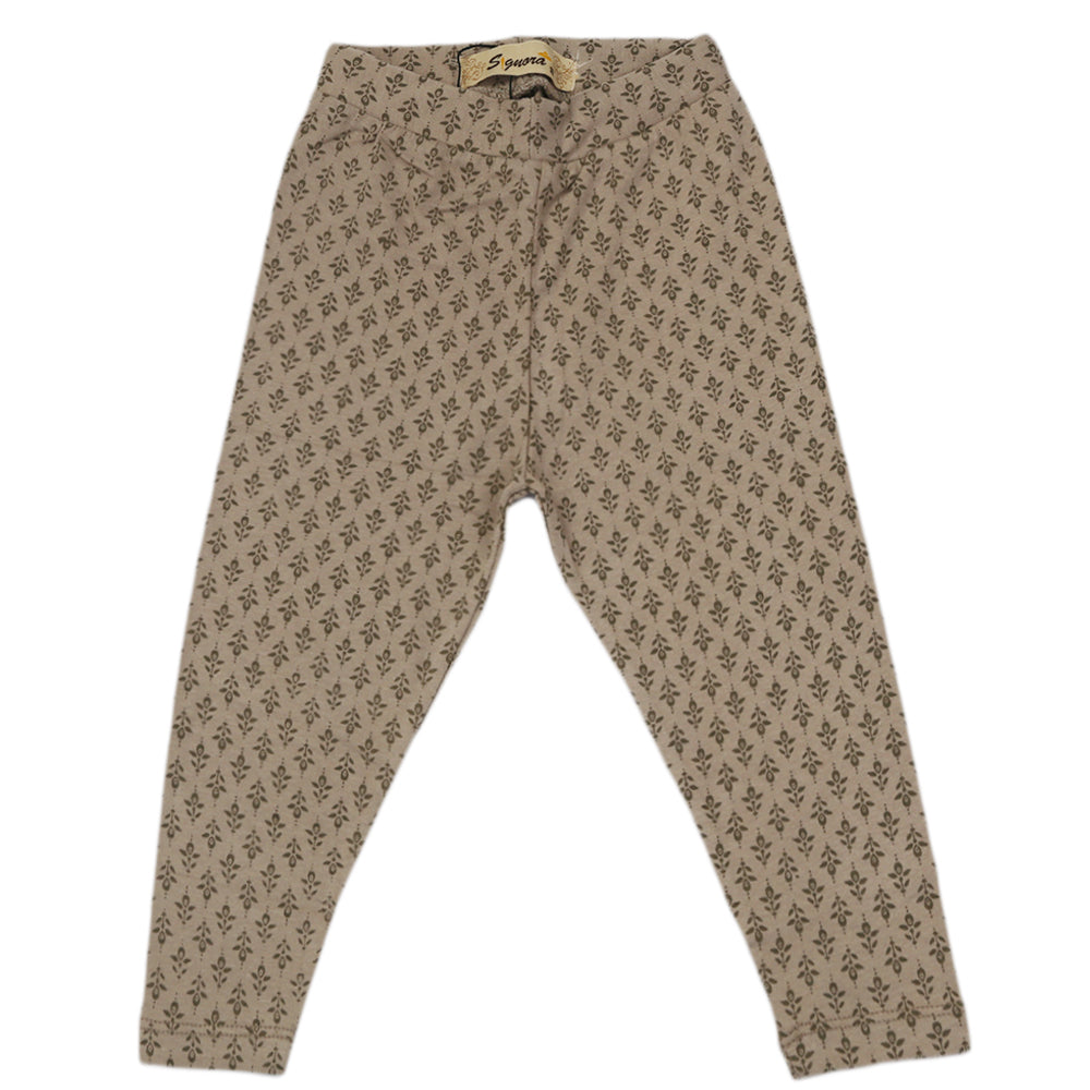 Girls Tight - Beige, Girls Tights Leggings & Pajama, Chase Value, Chase Value