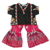 Girls Shalwar Suit - Black, Girls Shalwar Kameez, Chase Value, Chase Value