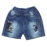 Newborn Boys Denim Short - Blue, Newborn Boys Shorts & Pants, Chase Value, Chase Value