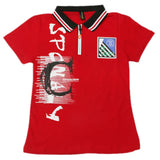 Boys Half Sleeves Polo T-Shirt - Red, Boys T-Shirts, Chase Value, Chase Value