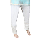 Women's Embroidered Trouser - White, Women, Pants & Tights, Chase Value, Chase Value