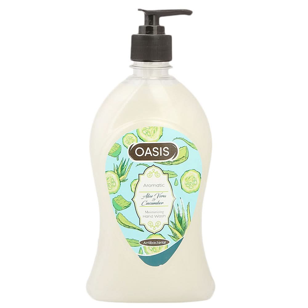 Oasis Hand Wash Antibacterial 500 ML - Aloe Vera & Cucumber, Beauty & Personal Care, Hand Wash, Chase Value, Chase Value