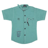 Boys Half Sleeves Casual Shirt - Green, Kids, Boys Shirts, Chase Value, Chase Value