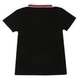 Boys Half Sleeves Polo T-Shirt - Black, Boys T-Shirts, Chase Value, Chase Value