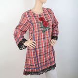 Women's Embroidered Kurti With Tape - Multi, Women, Ready Kurtis, Chase Value, Chase Value