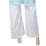 Women's Embroidered Bell Bottom Trouser - White, Women, Pants & Tights, Chase Value, Chase Value