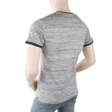 Men's Round Neck Half Sleeves T-Shirt - Grey, Men, T-Shirts And Polos, Chase Value, Chase Value