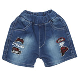 Newborn Boys Denim Short - Blue, Newborn Boys Shorts & Pants, Chase Value, Chase Value