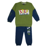 Boys Full Sleeves 2Pcs Suits - Green, Boys Sets & Suits, Chase Value, Chase Value