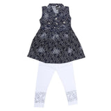 Girls Half Sleeves Suit 365 - Navy Blue, Kids, Girls Sets And Suits, Chase Value, Chase Value