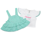Newborn Girls Half Sleeves Suit - Green, Kids, Newborn Girls Sets And Suits, Chase Value, Chase Value