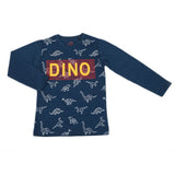 Boys Full Sleeves T-Shirt - Steel Blue, Kids, Boys T-Shirts, Chase Value, Chase Value