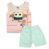 Newborn Boys Sando Suit - Pink, Newborn Boys Sets & Suits, Chase Value, Chase Value