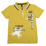 Boys Half Sleeves Polo T-Shirt - Light Green, Boys T-Shirts, Chase Value, Chase Value