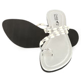Women's Slipper (J-530) - Silver, Women, Slippers, Chase Value, Chase Value