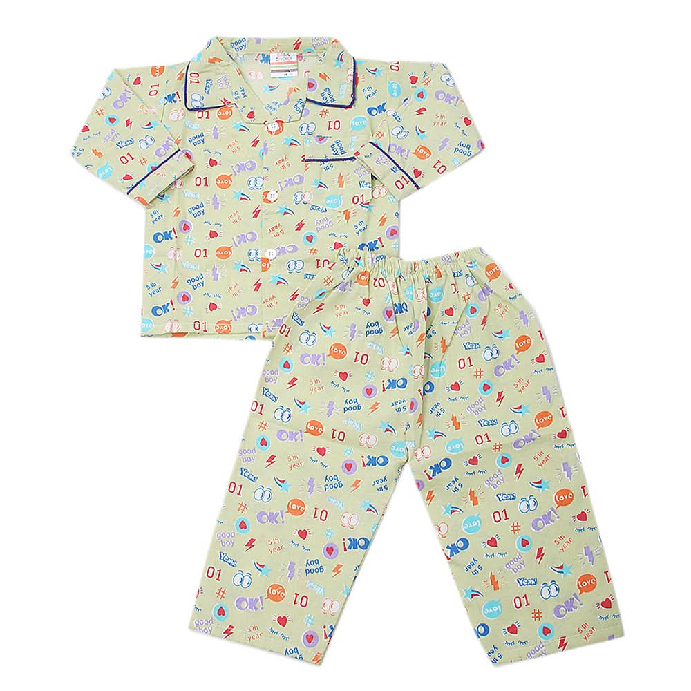 Boy'S Full Sleeves Night Suit - Multi, Kids, Boys Sets And Suits, Chase Value, Chase Value