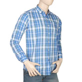 Eminent Slim Fit Check Shirt For Men - Blue, Men, Shirts, Chase Value, Chase Value