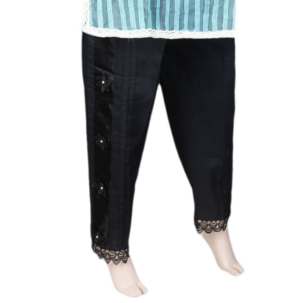 Women's Side Tissue Trouser - Black, Women, Pants & Tights, Chase Value, Chase Value
