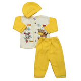 Newborn Boys Polar Full Sleeves Suit - Yellow, Kids, New Born Boys Sets And Suits, Chase Value, Chase Value