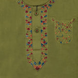 Newborn Boys Shalwar Suit - Green, Kids, Newborn Boys Sets And Suits, Chase Value, Chase Value