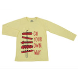 Boys Full Sleeves T-Shirt - Yellow, Kids, Boys T-Shirts, Chase Value, Chase Value