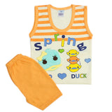 Newborn Boys Sando Suit - Orange, Newborn Boys Sets & Suits, Chase Value, Chase Value