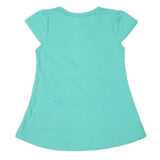 Girls Half Sleeves T-Shirt - Sea Green, Kids, Girls T-Shirts, Chase Value, Chase Value