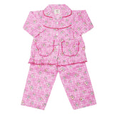 Girl's Full Sleeves Night Suit - Pink, Kids, Girls Sets And Suits, Chase Value, Chase Value