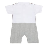 Newborn Boys Half Sleeves Koti Romper - Coffee, Kids, NB Boys Rompers, Chase Value, Chase Value