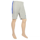 Men's Embroidered Stripe Short - Grey & Royal Blue, Men, Shorts, Chase Value, Chase Value