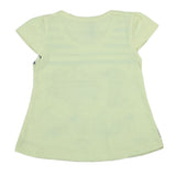 Girls Half Sleeves T-Shirt - Yellow, Kids, Girls T-Shirts, Chase Value, Chase Value