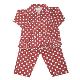 Girl's Full Sleeves Night Suit - Brown, Kids, Girls Sets And Suits, Chase Value, Chase Value