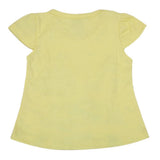 Girls Half Sleeves T-Shirt - Yellow, Kids, Girls T-Shirts, Chase Value, Chase Value