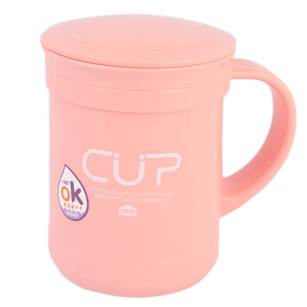 Cup With Lid - Peach, Home & Lifestyle, Glassware & Drinkware, Chase Value, Chase Value
