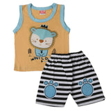 Newborn Boys Sando Suit - Brown, Newborn Boys Sets & Suits, Chase Value, Chase Value