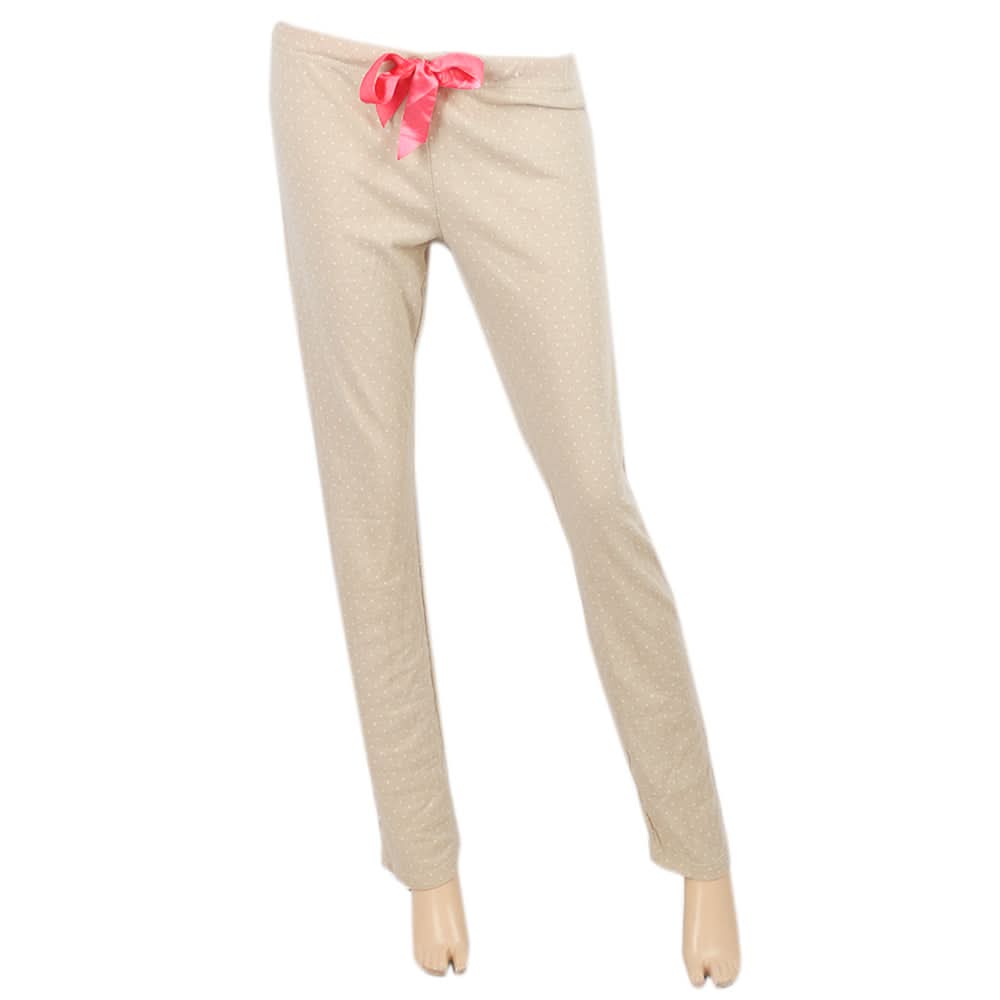 Women's Printed Jersey Trouser - Beige, Women, Pants & Tights, Chase Value, Chase Value