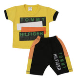 Newborn Boys Half Sleeves Suit - Yellow, Newborn Boys Sets & Suits, Chase Value, Chase Value