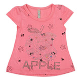 Girls Half Sleeves T-Shirt - Pink, Kids, Girls T-Shirts, Chase Value, Chase Value