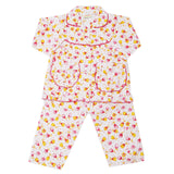 Girl's Full Sleeves Night Suit - Dark Pink, Kids, Girls Sets And Suits, Chase Value, Chase Value