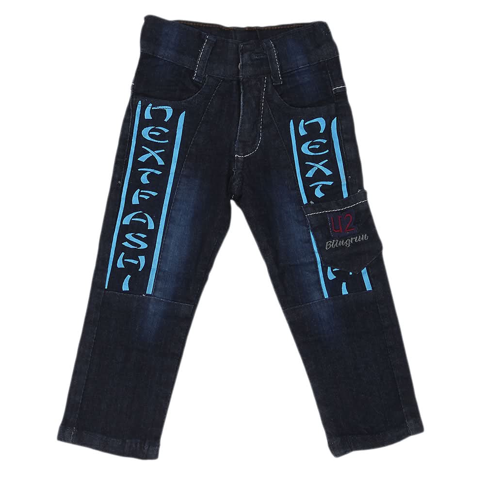 Boys Denim Pant - Dark Blue, Kids, Boys Pants, Chase Value, Chase Value