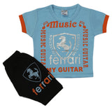 Newborn Boys Half Sleeves Suit - Blue, Kids, Newborn Boys Sets And Suits, Chase Value, Chase Value